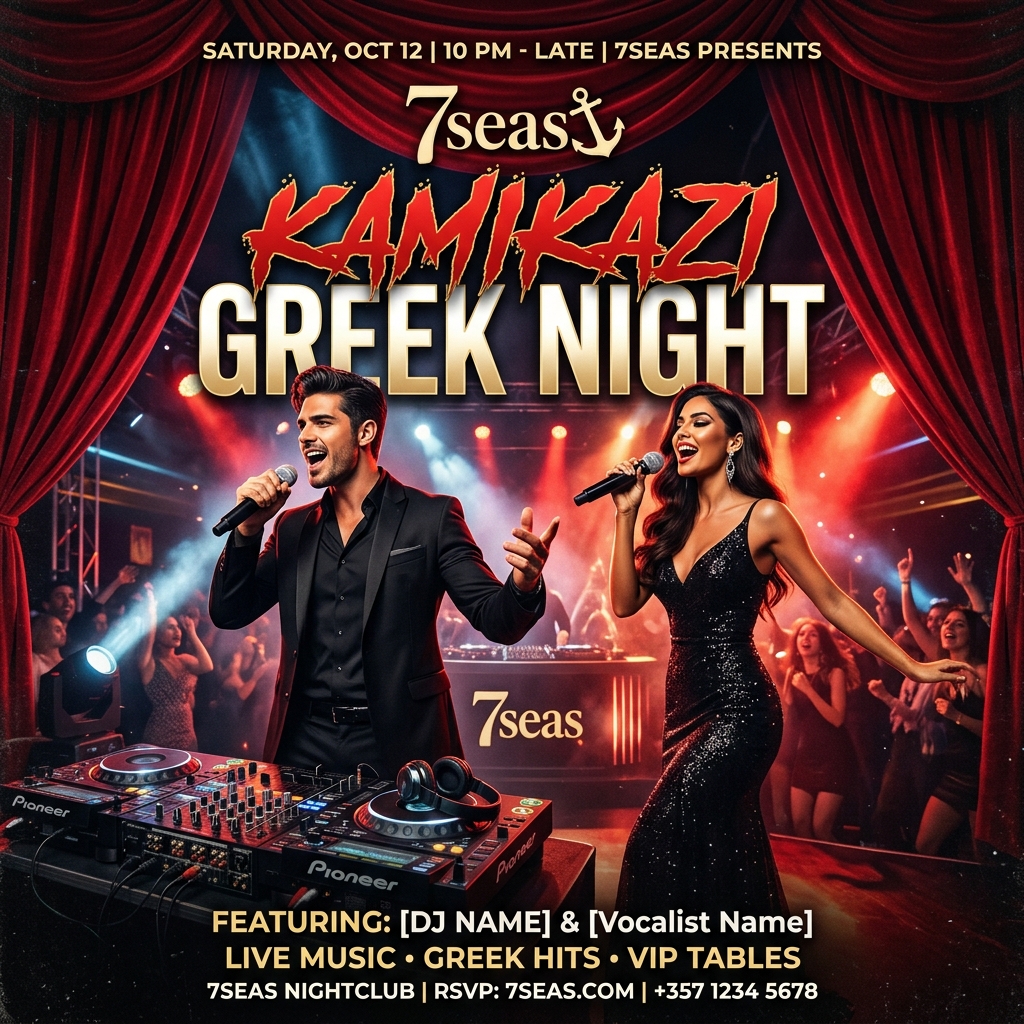 Kamikaze Greek Night